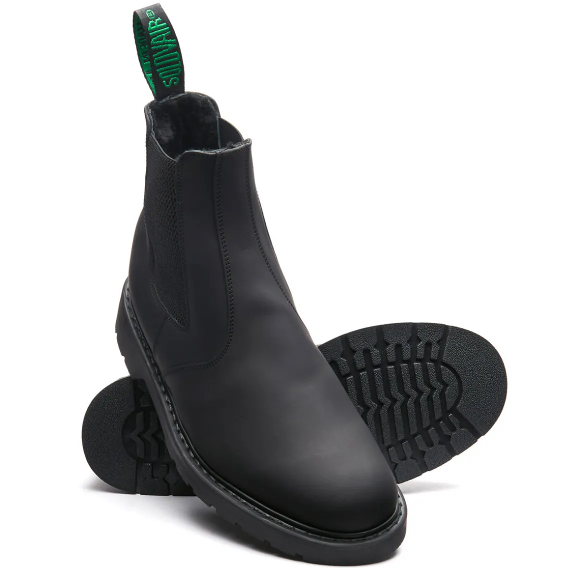 Hot Black Greasy Shearling Lined Dealer Boot Women Shearling Lined Boots | Dealer Boots