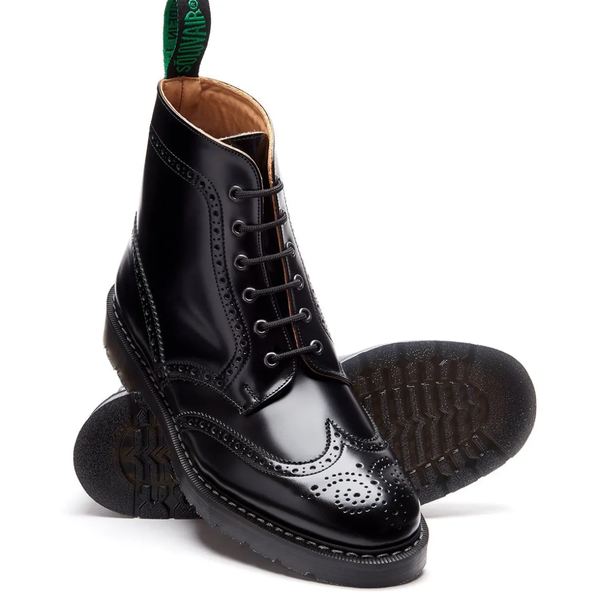 Hot 6 Eye Brogue Boot Women Derby Boots | Logger Boots