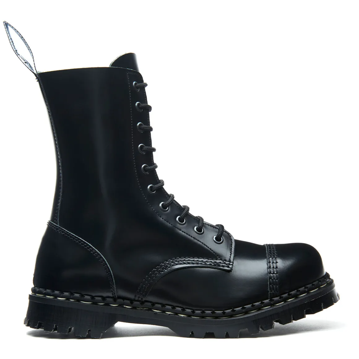 New 10 Eye Steel Toe Capped Derby Boot Women Steel Toe Boots | Derby Boots