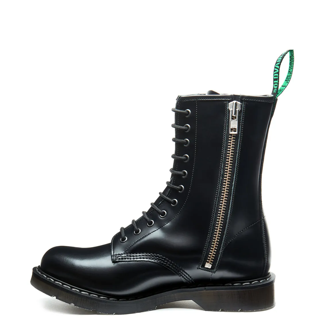 Cheap 11 Eye Zip Derby Boot Women Zip Boots | Derby Boots