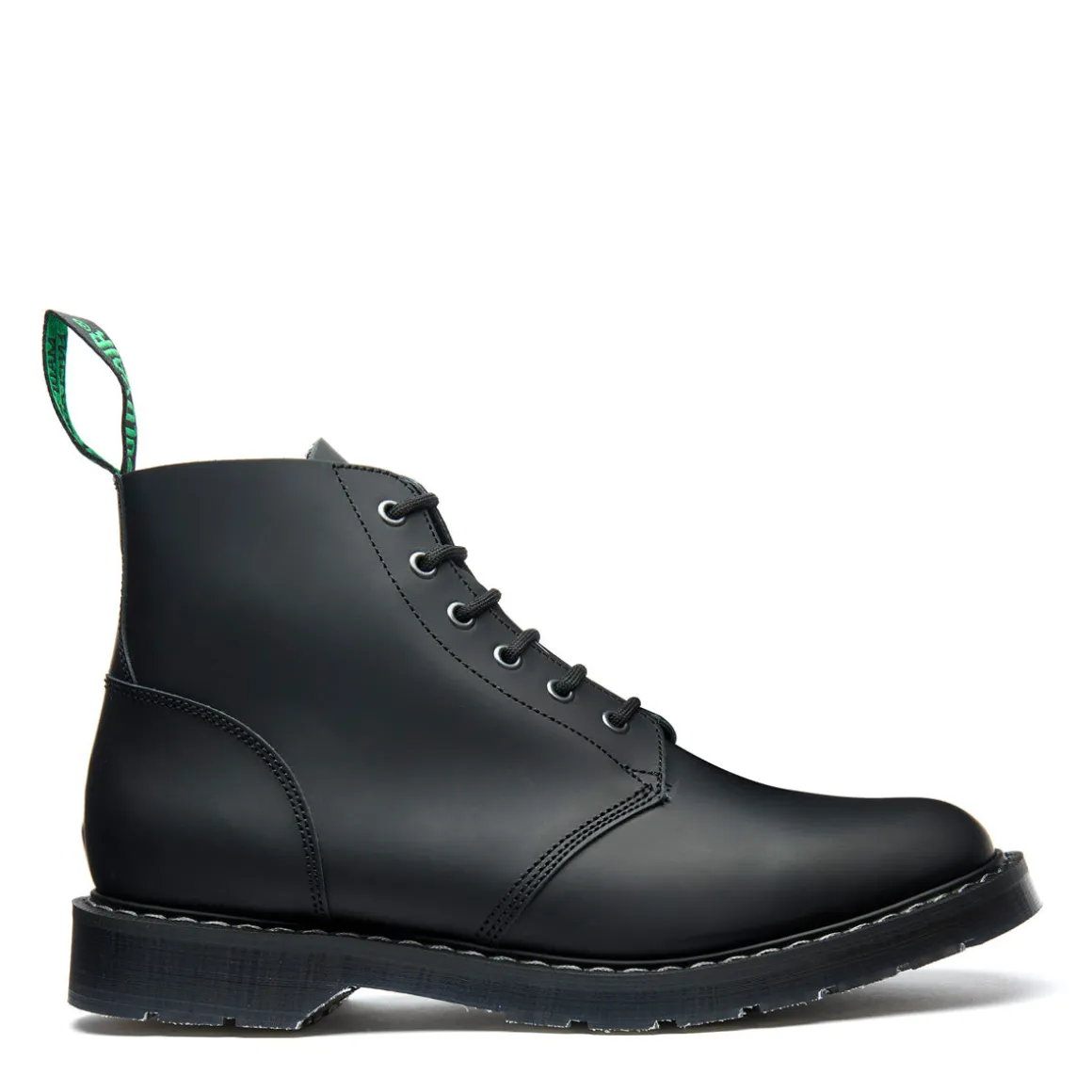 Online Black Matte 6 Eye Astronaut Boot Women Derby Boots | Astronaut Boots