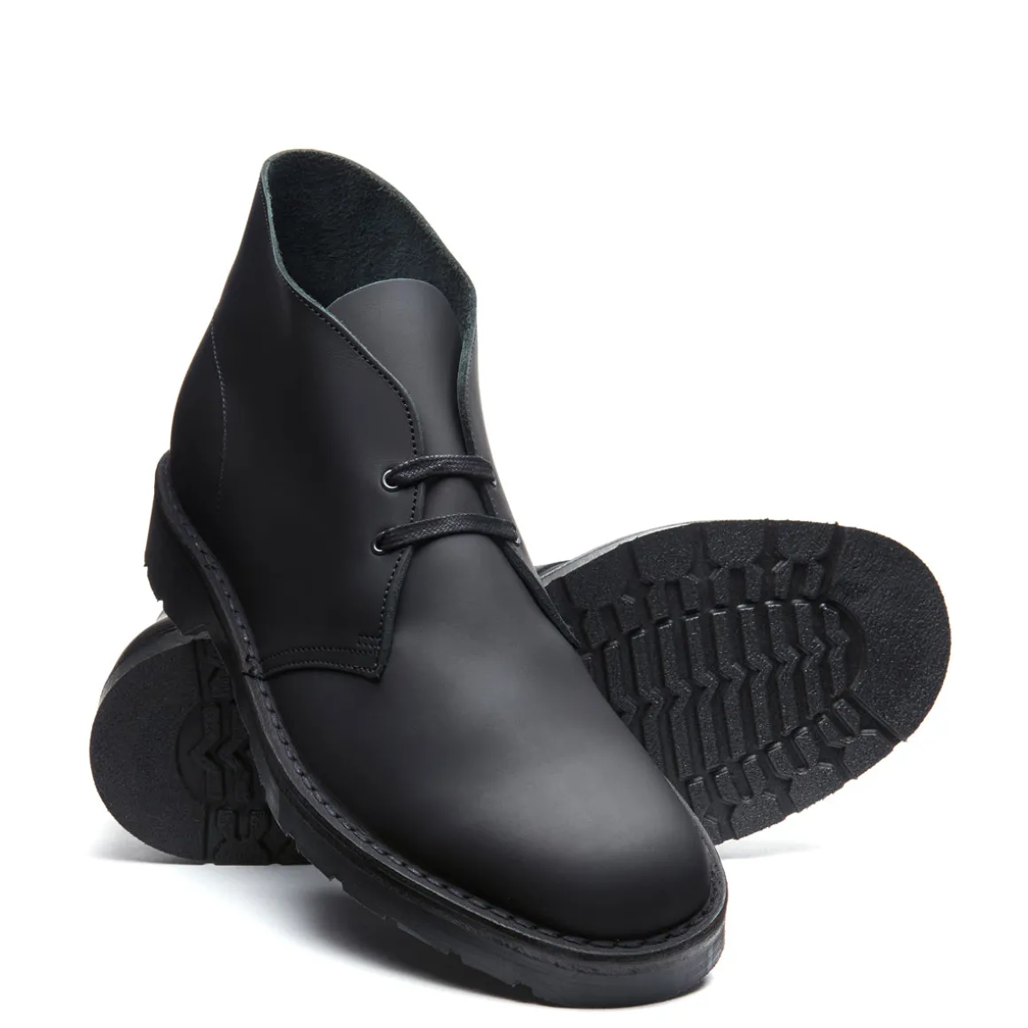 Outlet Black Waxy Chukka Boot Logger Boots | Chukka Boots