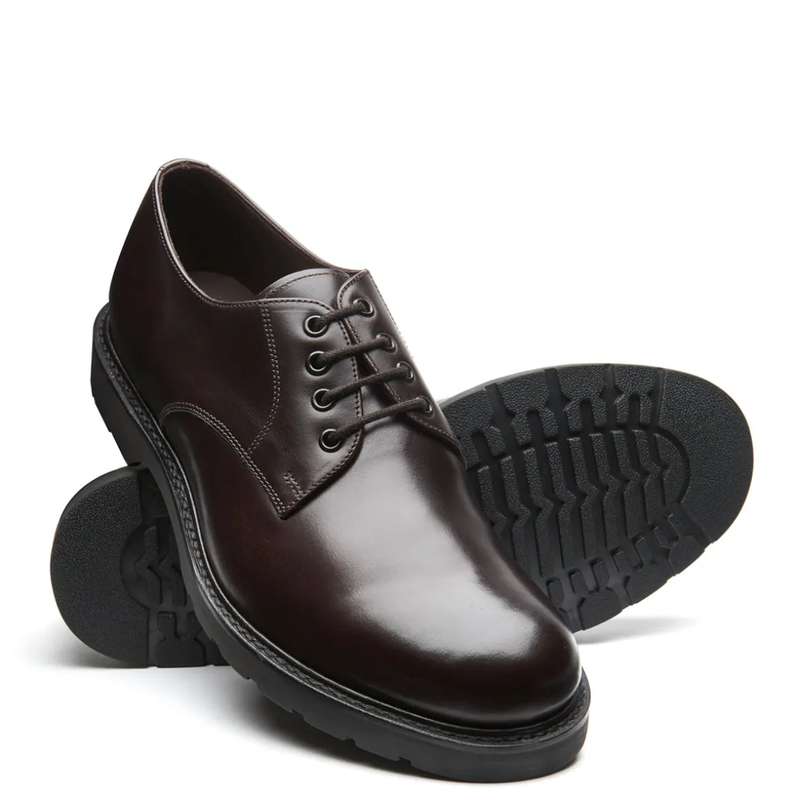 Store Brown Calf 4 Eye Plain Toe Gibson Shoe Gibson Shoes | Logger Boots