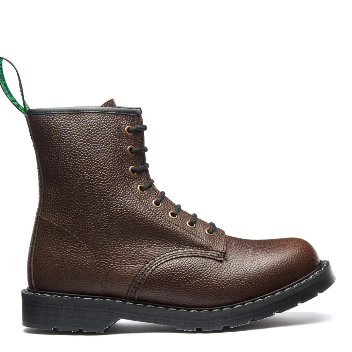 Cheap Brown Country Calf Grain 8 Eye Derby Boot Logger Boots | Derby Boots