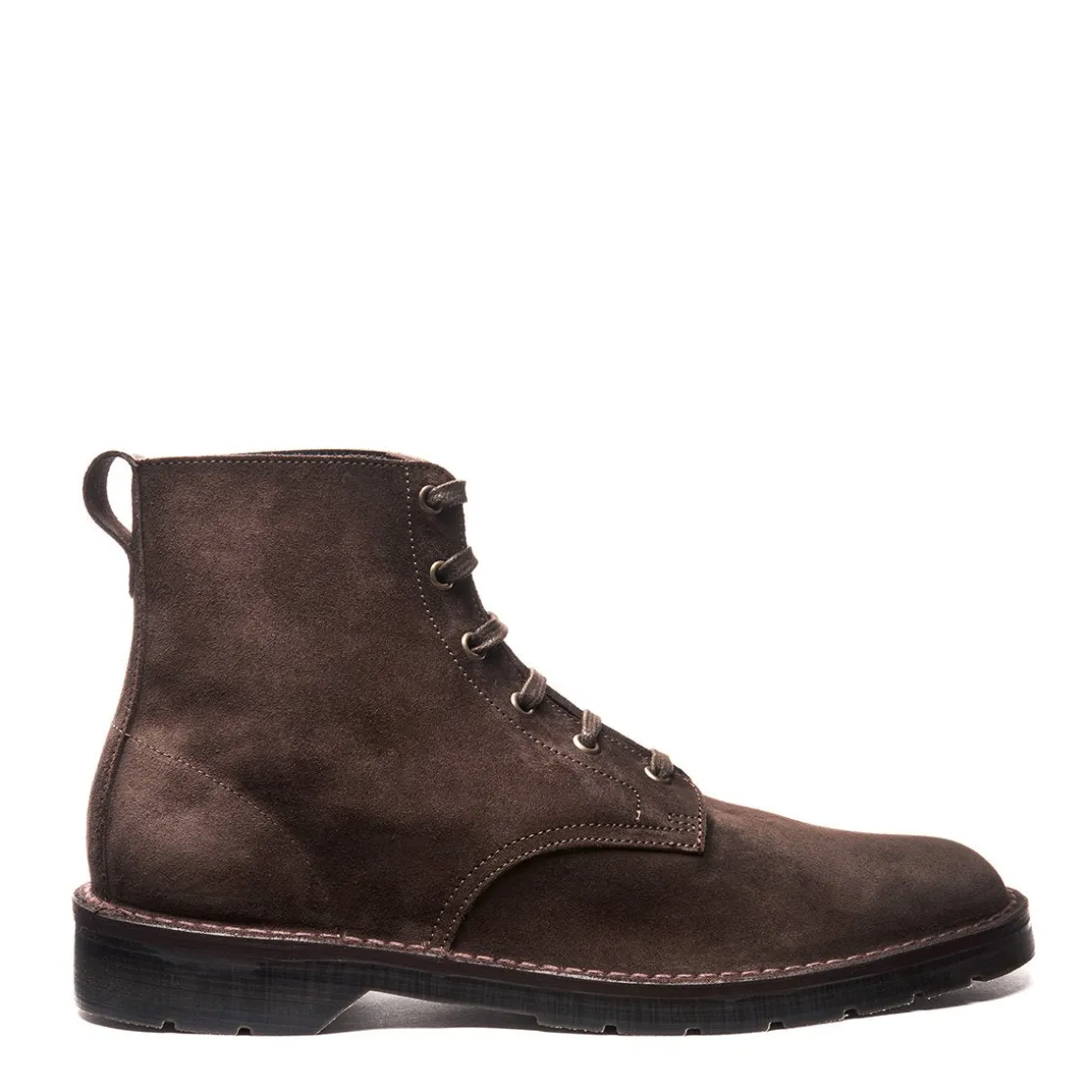 Best Brown Suede 6 Eye Derby Boot Logger Boots | Derby Boots