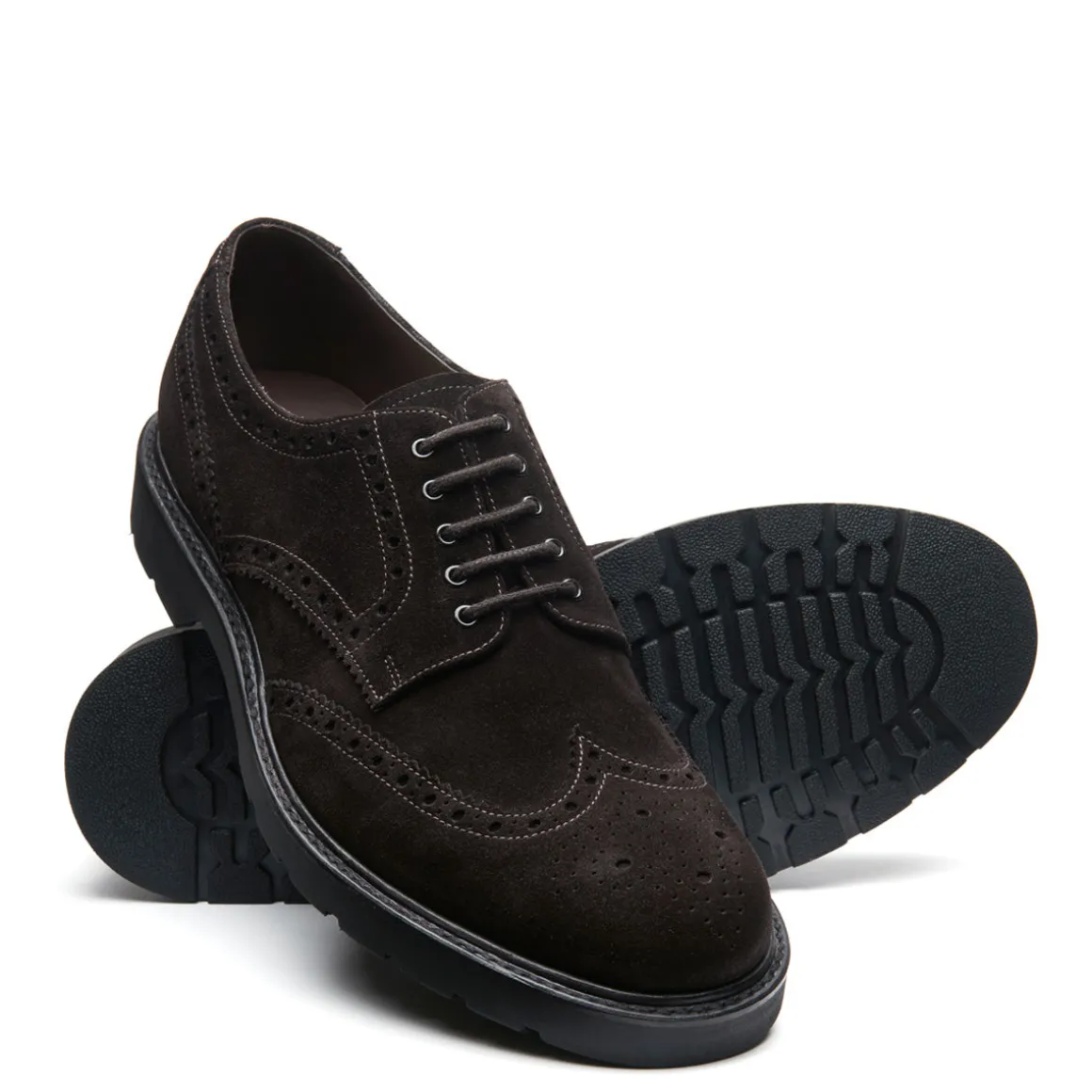 Store Brown Suede 5 Eye Gibson Brogue Shoe Gibson Shoes | Brogue Shoes