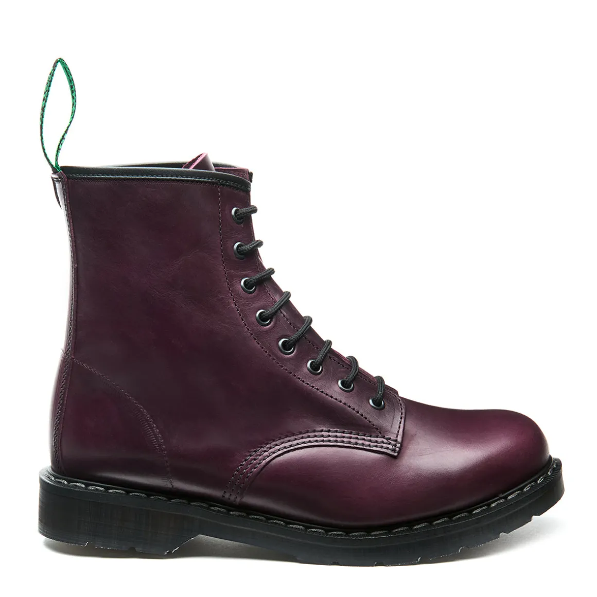 New Burgundy Gaucho 8 Eye Derby Boot Women Derby Boots | Logger Boots