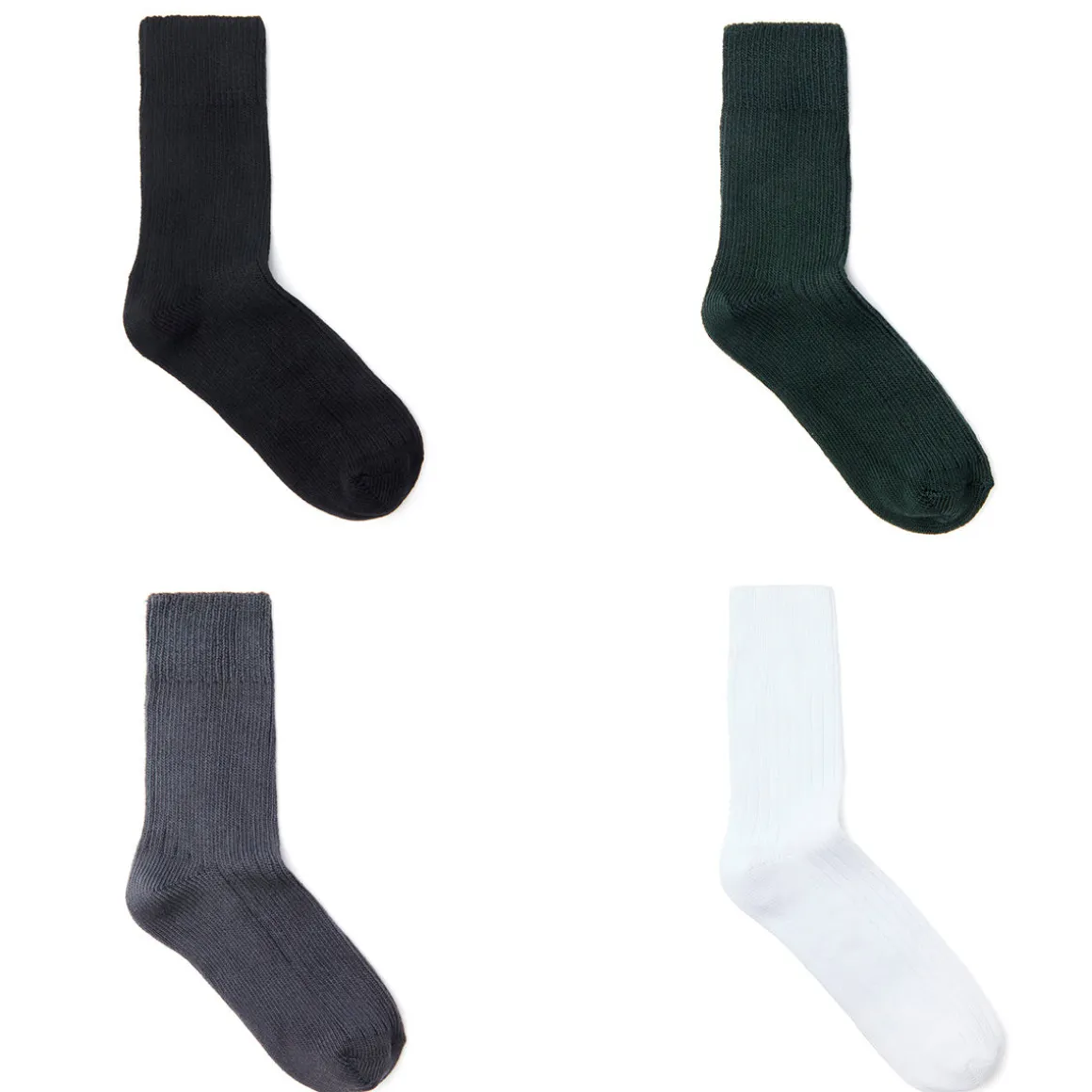 Online Cotton Thick Solid Socks Socks