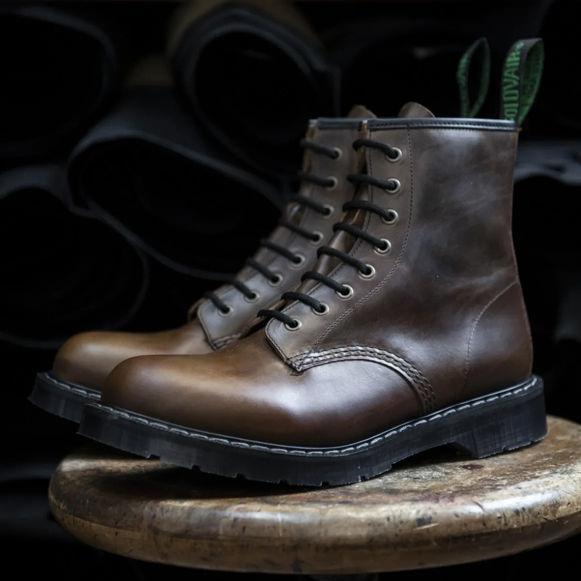 Fashion Gaucho Crazy Horse 8 Eye Derby Boot Women Derby Boots | Logger Boots