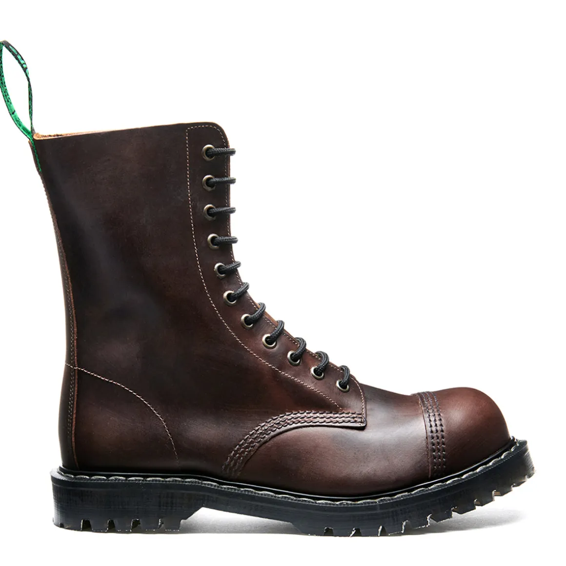 Flash Sale Gaucho Crazy Horse 11 Eye Steel Toe Derby Boot Steel Toe Boots | Logger Boots