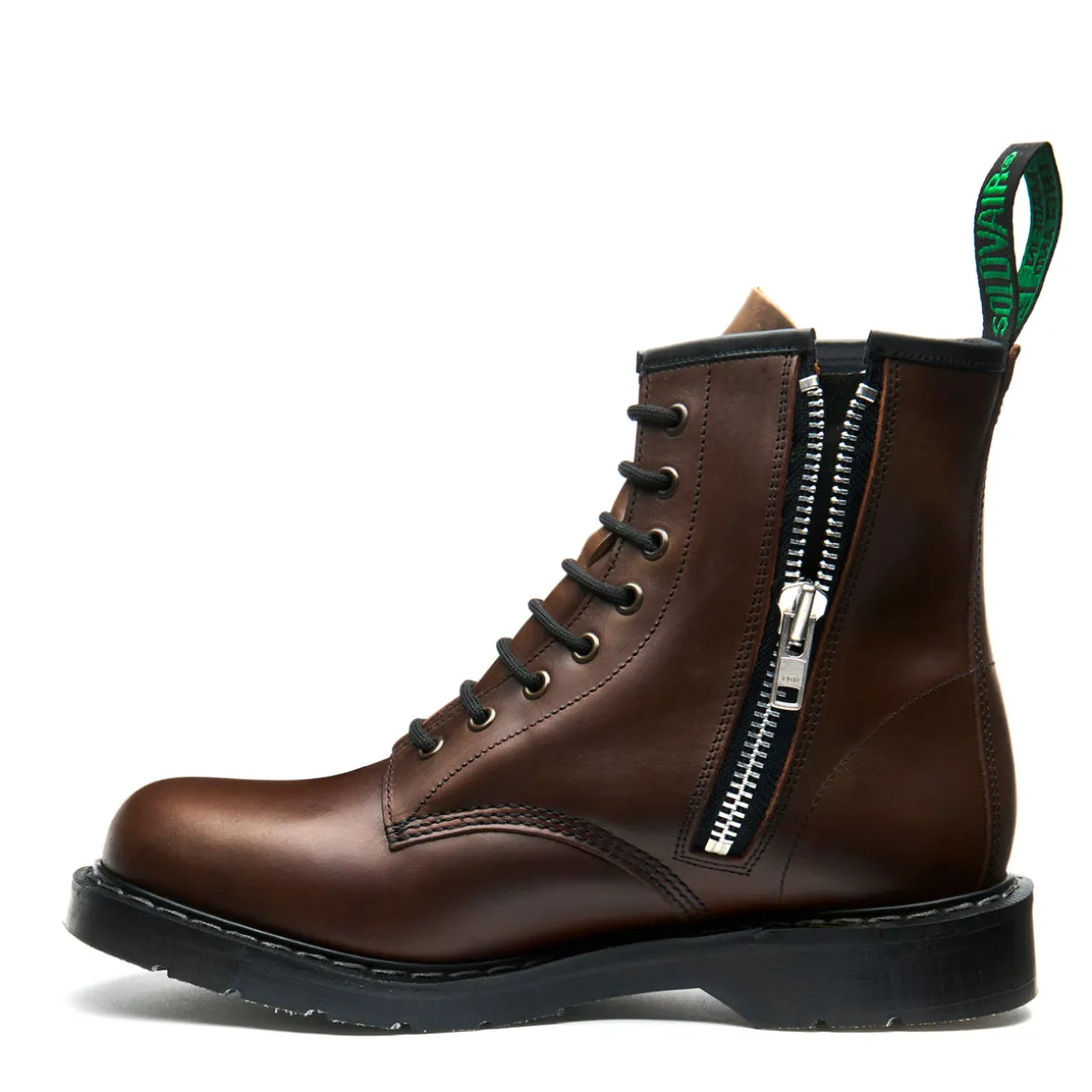 Sale Gaucho Crazy Horse 8 Eye Zip Derby Boot Women Zip Boots | Derby Boots