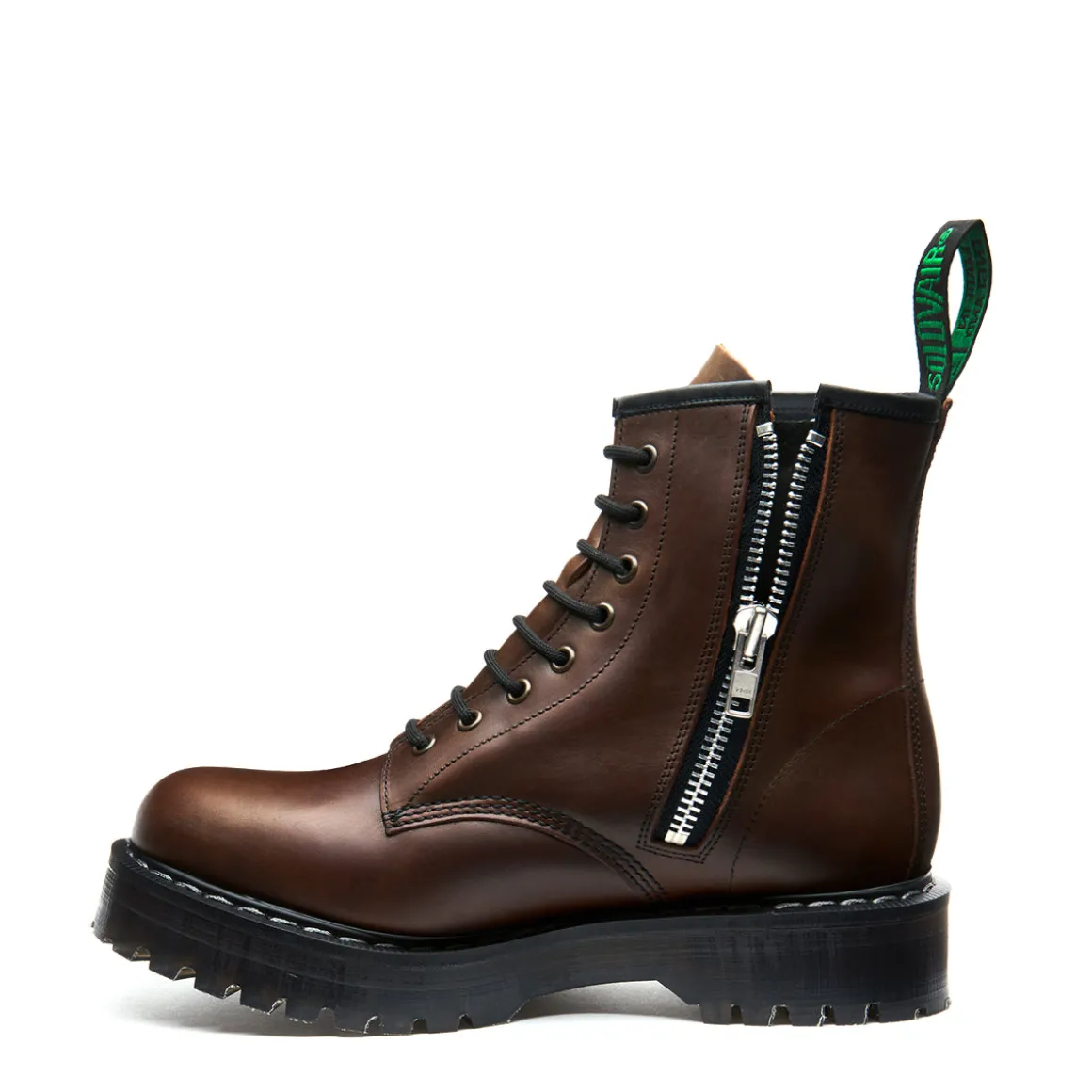 Store Gaucho Crazy Horse 8 Eye Zipped Platform Derby Boot Women Platform Boots | Zip Boots