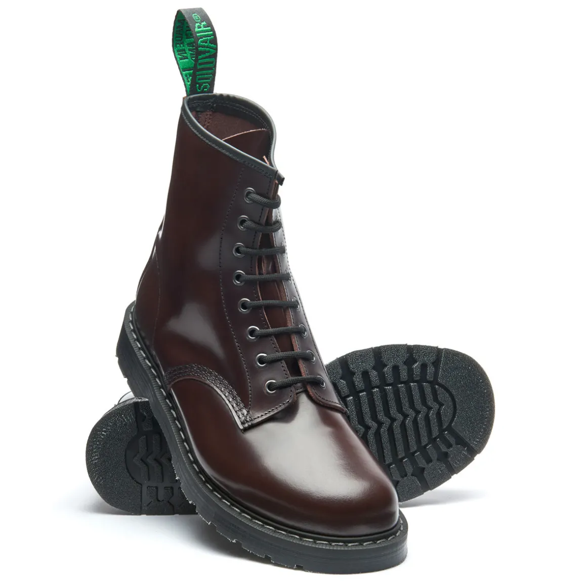 Best Sale Merlot Rub-Off 8 Eye Derby Boot Logger Boots | Derby Boots
