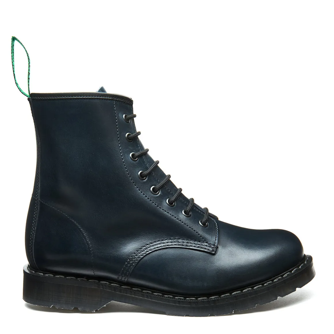 Clearance Navy Gaucho 8 Eye Derby Boot Women Derby Boots | Logger Boots