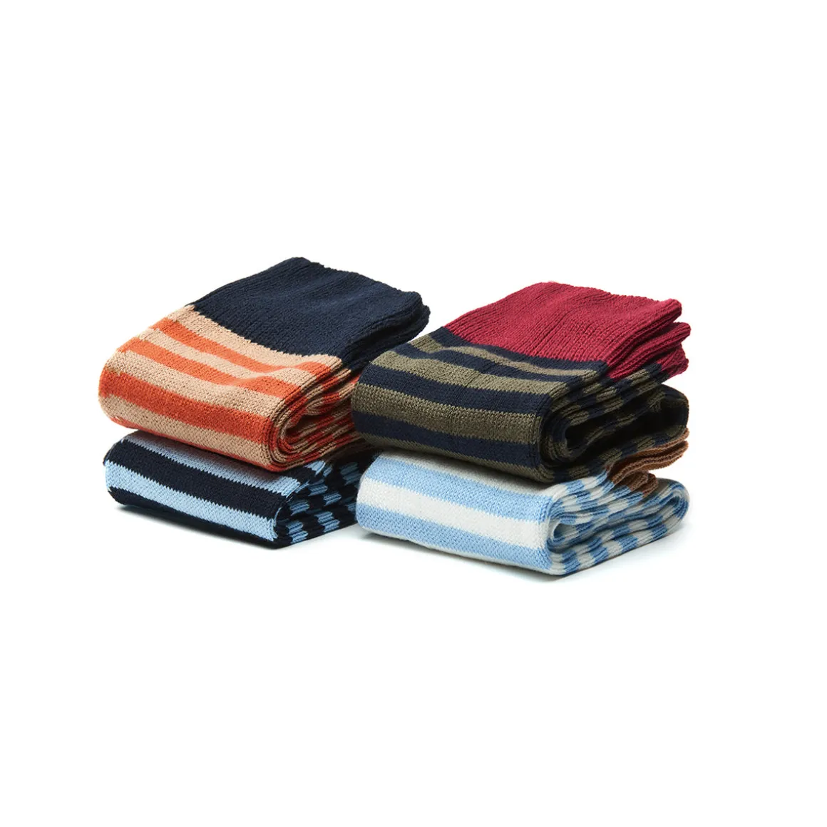 Shop Striped Cotton-blend Socks Socks