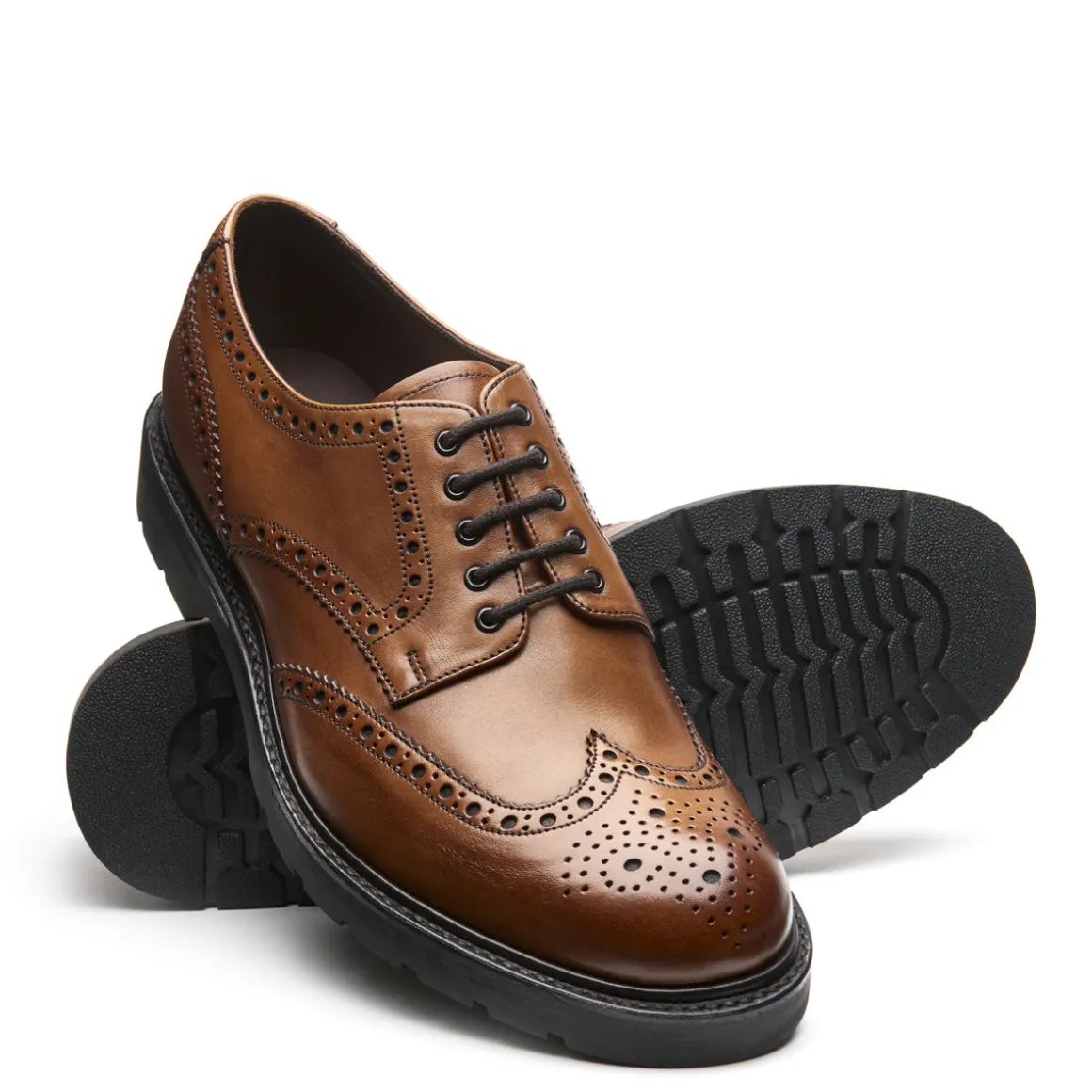 Cheap Tan Calf 5 Eye Gibson Brogue Shoe Gibson Shoes | Brogue Shoes